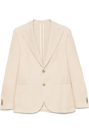 LUIGI BIANCHI MANTOVA Blazer met textuur