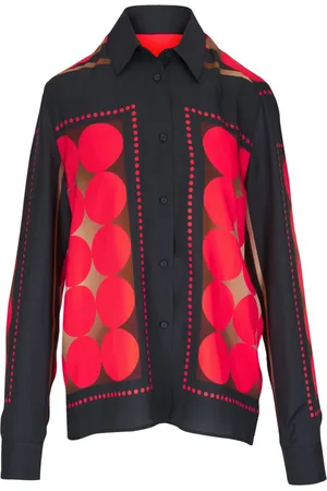 Khaite Blouse met grafische print