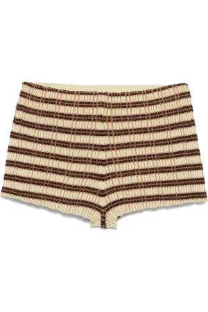 Nanushka Ribgebreide shorts