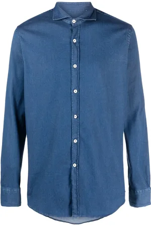 CANALI Denim overhemd