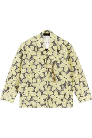 SONG FOR THE MUTE "Yellow" jack met bloemenprint