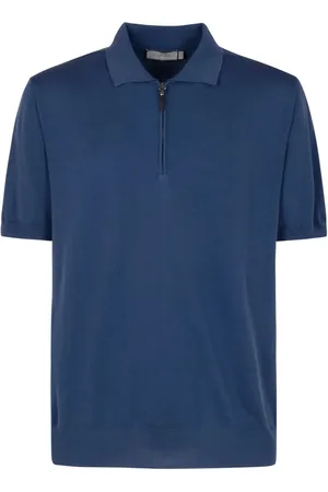CANALI Poloshirt met hals met rits