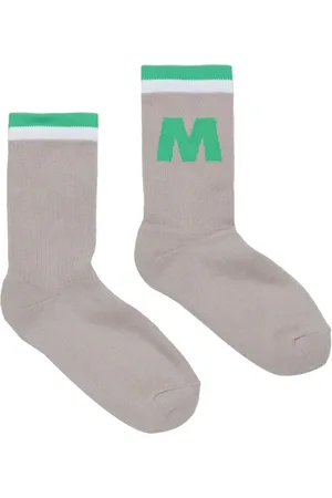 Marni Gestreepte sokken met logo
