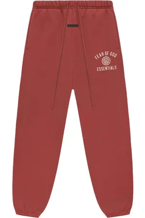 FEAR OF GOD "Crimson" trainingsbroek met geborduurd logo