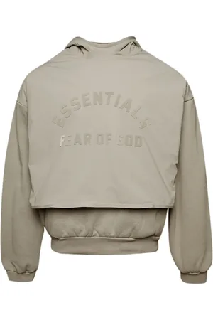 FEAR OF GOD Gelaagde fleece hoodie met logoprint