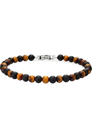 David Yurman Sterling zilveren Spiritual Beads Alternating Bracelet (6mm)