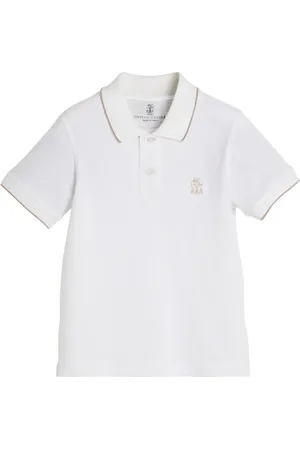 Brunello Cucinelli Poloshirt met geborduurd logo
