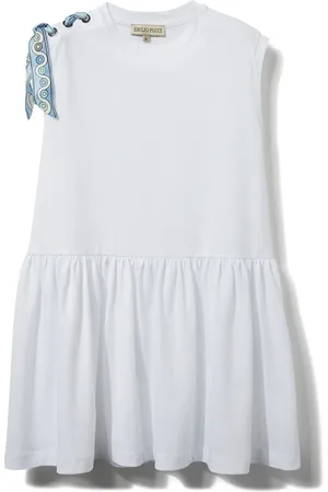 PUCCI Junior Mouwloze jurk met sjaaldetail