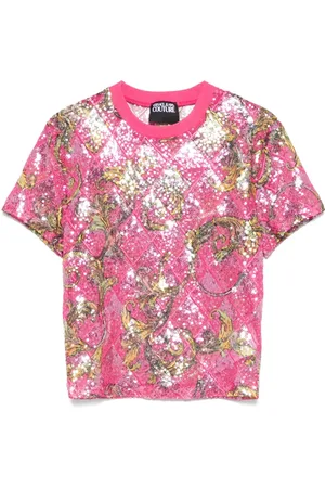 VERSACE Blouse met barokprint