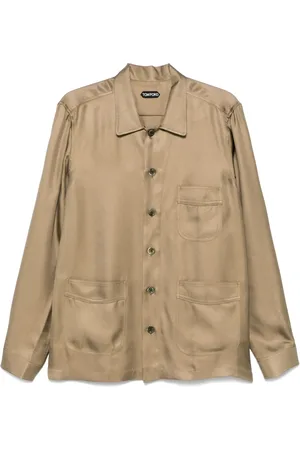 Tom Ford Zijden twill overhemd