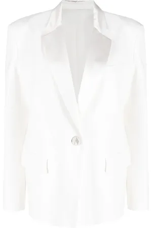 The Attico Blazer met enkele rij knopen