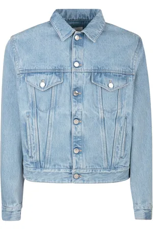 Bally Denim jack met gespreide kraag