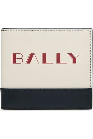 Bally Leren portemonnee met logo