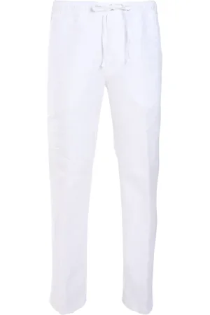 120% Lino Broek met trekkoordtaille
