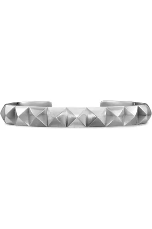 David Yurman Sterling zilveren piramide armband (9.3mm)
