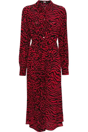 Karl Lagerfeld Blousejurk met dierenprint