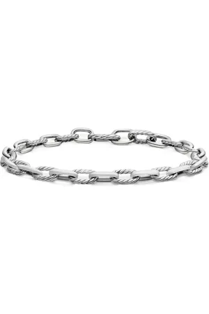 David Yurman Sterling zilveren DY Madison schakelarmband (6mm)