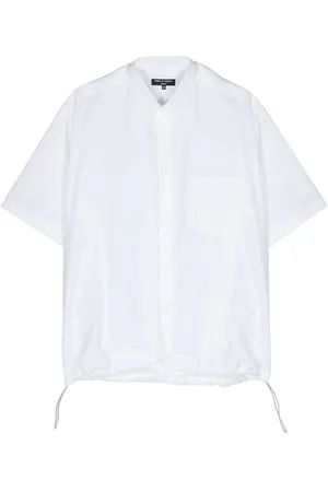 Comme des Garçons Katoenen overhemd met trekkoord