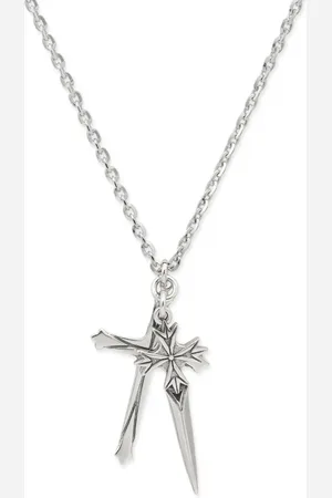 EMANUELE BICOCCHI Grote Pugnale+Cross halsketting