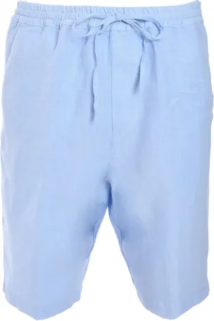 120% Lino Shorts met trekkoord