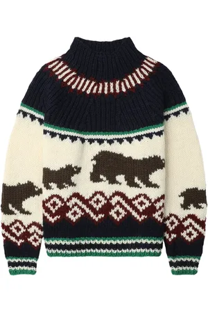 Kolor Intarsia trui met patroon