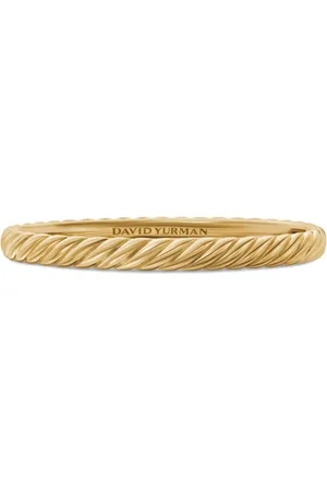 David Yurman 18kt geelgouden Sculpted Cable armband (6.2 mm)