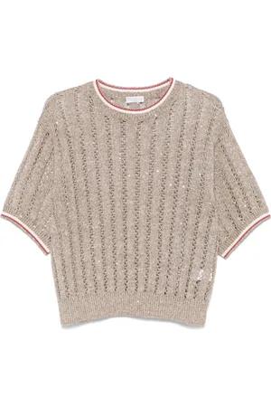 Brunello Cucinelli Gebreid T