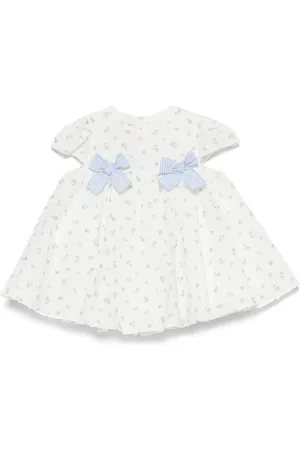 LA STUPENDERIA Jurk set met geborduurde bloemen