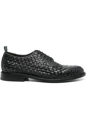 Green george Geweven derby schoenen