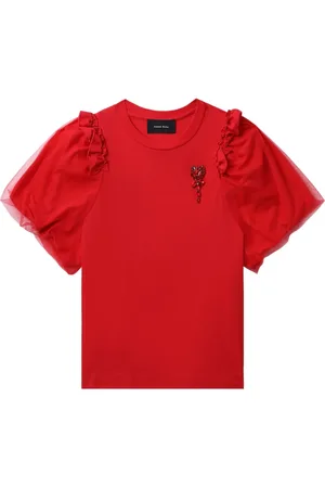 Simone Rocha Shirt verfraaid met kristallen