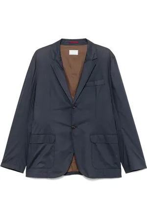 Brunello Cucinelli Blazer met enkele rij knopen