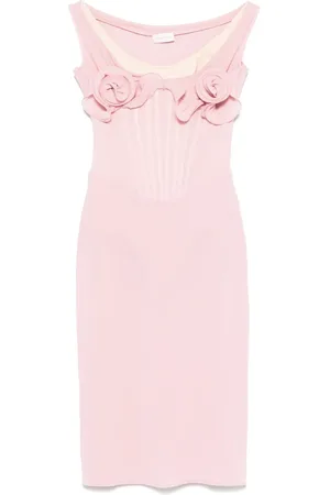 MAGDA BUTRYM Jurk met bloemenpatch