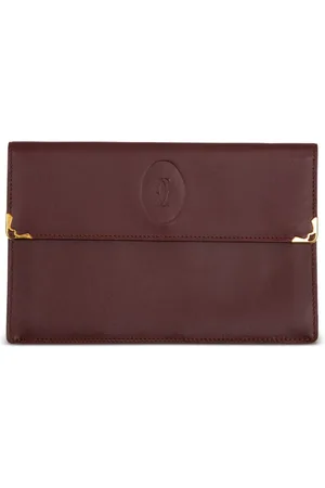 Cartier 1990s leren clutch