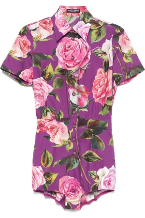 Dolce & Gabbana Jumpsuit met bloemenprint