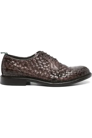 Green george Geweven derby schoenen