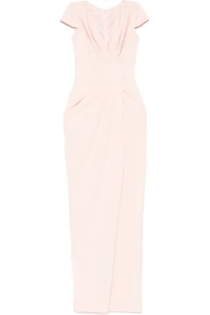 RHEA COSTA Gedrapeerde maxi