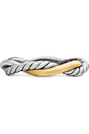 David Yurman 14kt geelgouden Petite Infinity ring (4 mm)