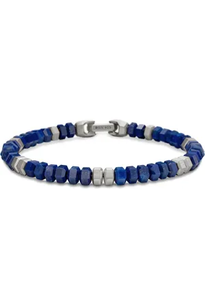 David Yurman Sterling zilveren Hex kralenarmband (6mm)