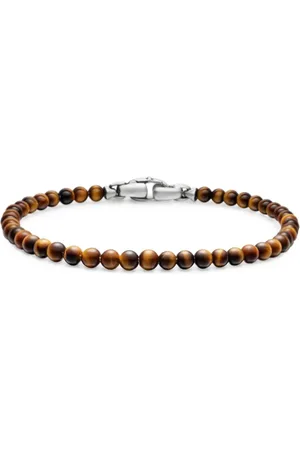 David Yurman Sterling zilveren armband met spirtuele kralen (4mm)