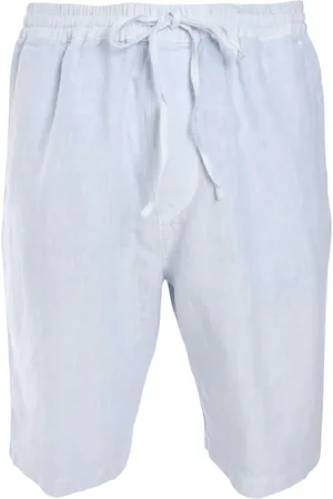 120% Lino Shorts met trekkoord