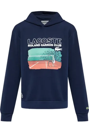 Lacoste X Roland Garros hoodie met grafische print