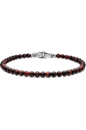 David Yurman Sterling zilveren armband met spirtuele kralen (4mm)