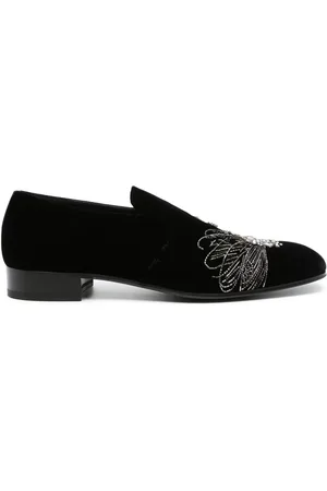Alexander McQueen Astral fluwelen loafers