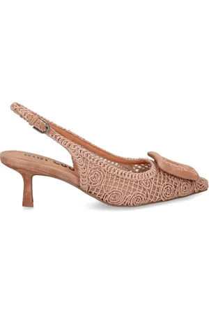 Bibi Lou Slingback pumps met gehaakt detail