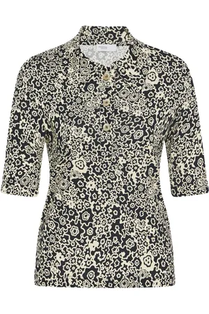 ROSETTA GETTY Polotop met bloemenprint