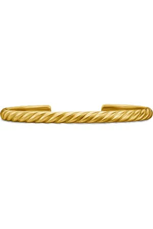 David Yurman 18kt geelgouden Sculpted Cable armband