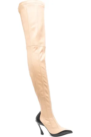 MUGLER 95 mm leren laarzen