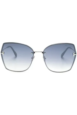 Tom Ford Nickie zonnebril met vlinder montuur