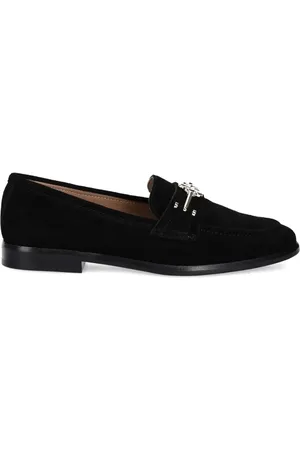 HUGO BOSS Verfraaide suède loafers