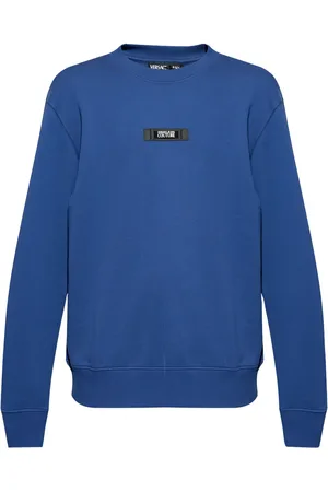 VERSACE Katoenen sweater met logopatch